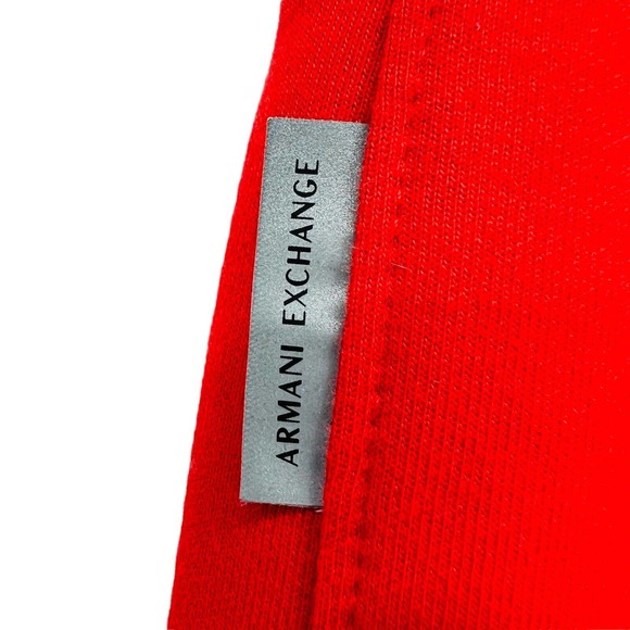 A/X Armani Exchange Active Women Drawstring Debossed Logo Joggers Red Size XS - Picture 10 of 13